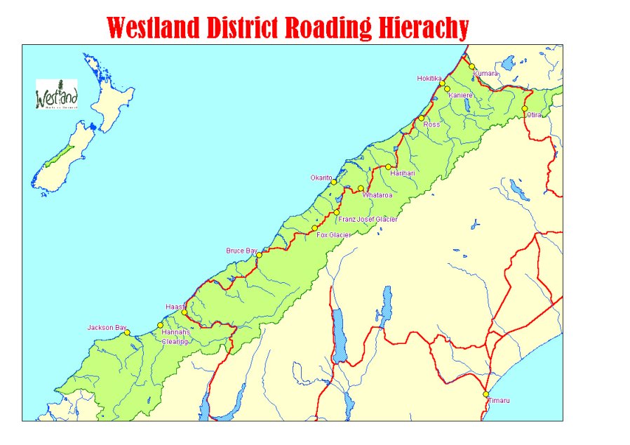 Westland District Roading Hierachy