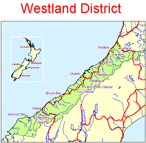 Westland District Map